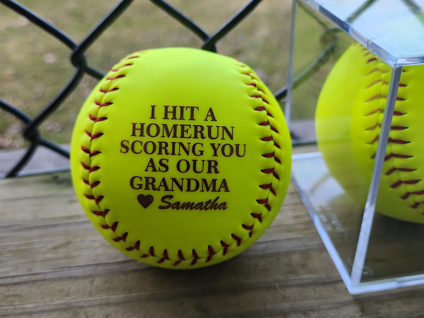 Custom Father's Day Softball Personalized Gift for Grandpa or Dad Perfect Father's Day Gift for Grandpa Coach Gift for Him