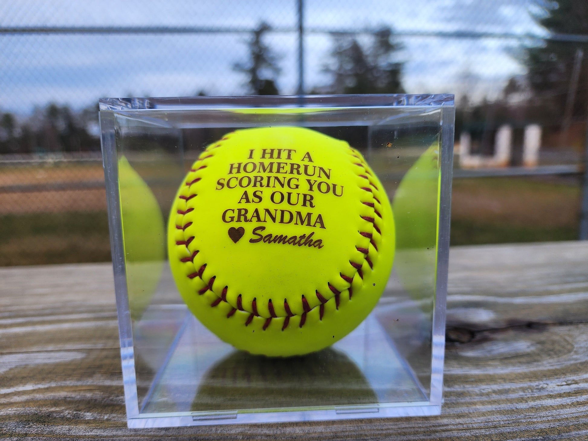 Custom Father's Day Softball Personalized Gift for Grandpa or Dad Perfect Father's Day Gift for Grandpa Coach Gift for Him