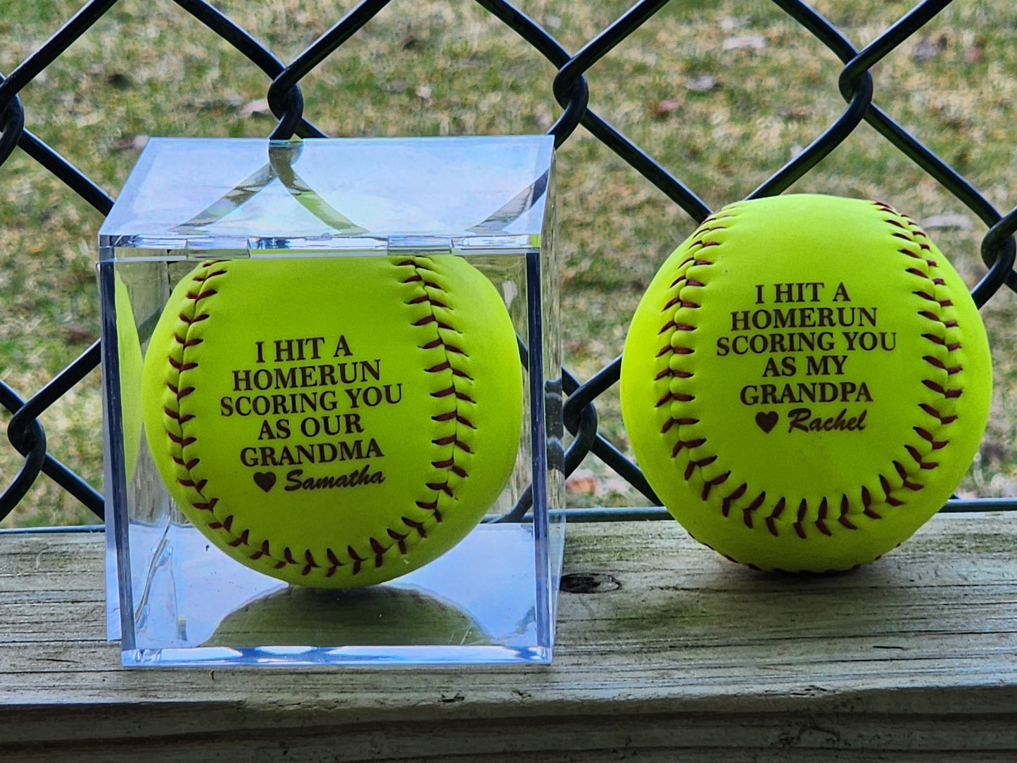 Custom Father's Day Softball Personalized Gift for Grandpa or Dad Perfect Father's Day Gift for Grandpa Coach Gift for Him