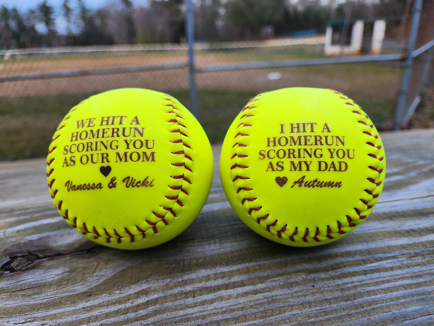 Custom Father's Day Softball Personalized Gift for Grandpa or Dad Perfect Father's Day Gift for Grandpa Coach Gift for Him