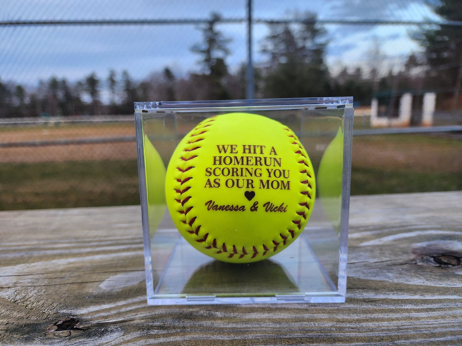 Custom Father's Day Softball Personalized Gift for Grandpa or Dad Perfect Father's Day Gift for Grandpa Coach Gift for Him