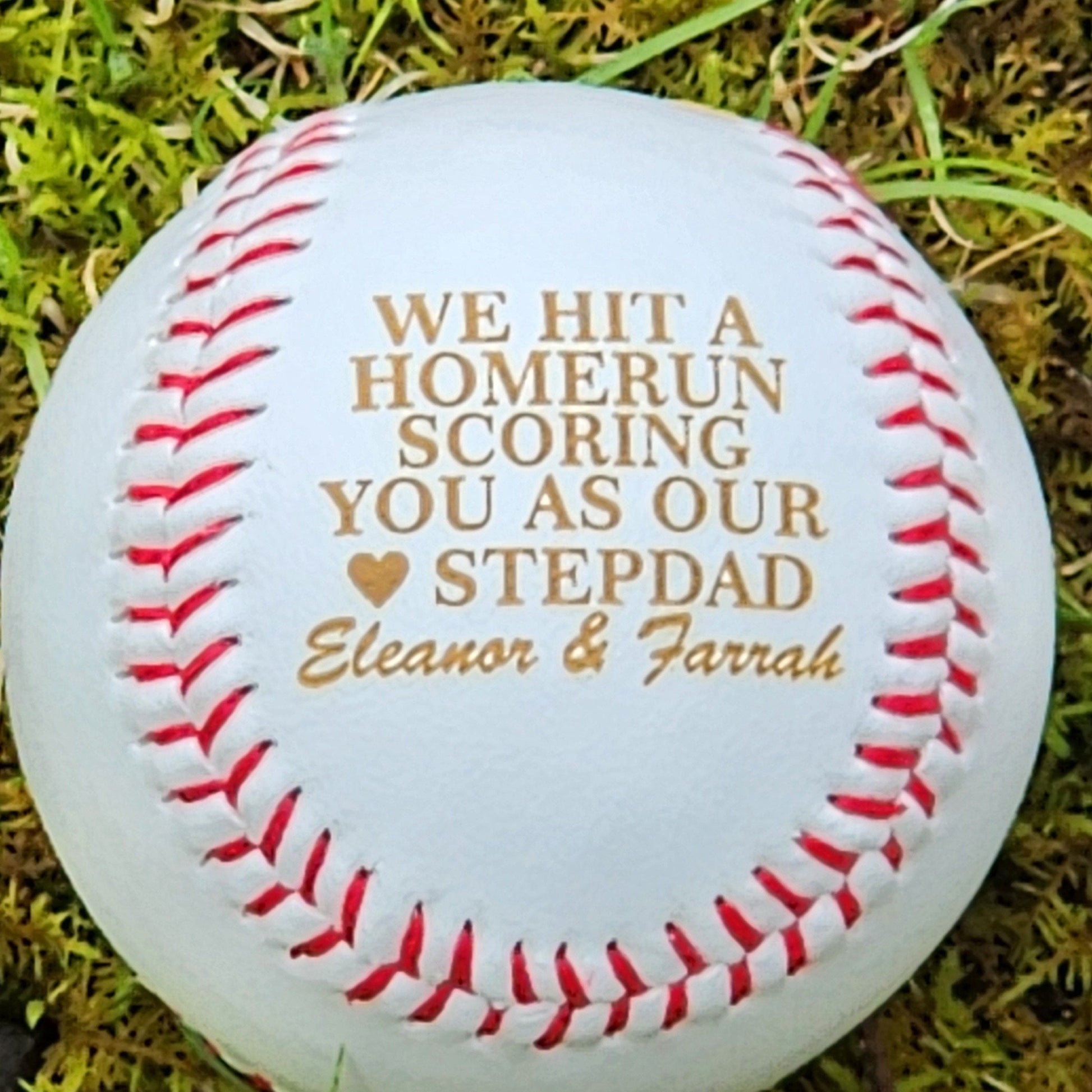 Custom Baseball Gift For your Stepdad Dad Personalized Father's Day Gift Perfect Bonus Dad gift from stepson or stepdaughter