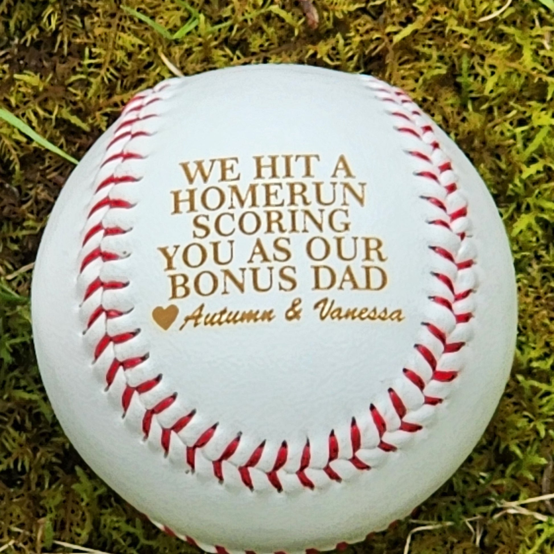 Custom Baseball Gift For your Stepdad Dad Personalized Father's Day Gift Perfect Bonus Dad gift from stepson or stepdaughter